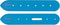 Weaver Leather Supply Belt End Acrylic Leather Templates Set of 2, Blue, Strap Layout Tool with Precise Punched Holes for Belts, Bags, and More, B...