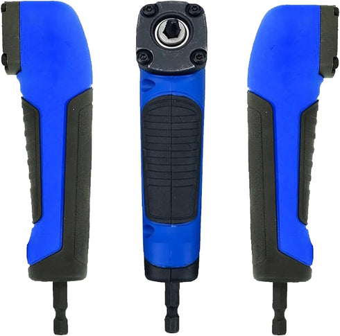 Right Angle Drill Attachment,90 Degree Drill Adapter Electric Screwdriver Repair Tool Right Angle Attachment Extension Screwdriver Socket Holder D...
