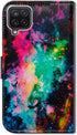 Case for Galaxy A12, Colorful Universe Sky Leather Flip Phone Case Wallet Cover with Card Slot Holder Kickstand for Samsung Galaxy A12 2021...