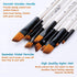 Artist Paint Brushes Set, 12pcs Professional Angular Paintbrushes for Acrylic Watercolor Oil Painting, Face Body Nail Art, Crafts, Canvas, Rock, S...