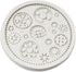 Steampunk Cogs Fondant Mold Gear Silicone Molds for Steampunk Cake Decoration Chocolate Candy Polymer Clay Gum Paste...