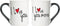 Wedding Gifts for Couples, Coffee Cups, Set of 2 I Love You More Coffee Mugs for Men/Women, Engagement Gift Ideas for Boyfriend, Girlfriend, Brida...