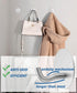 Heavy Duty Self Adhesive towel hooks Waterproof stick on bathroom kitchen door RV SUS 304 stainless steel Silver for hanging robe coat key bag hat...