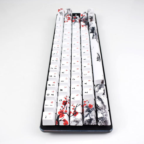 MOLGRIA Keycaps 71 Set for Gaming Mechanical Keyboard, Custom PBT OEM Profile Key caps Japanese Font with Keycap Puller for Cherry MX 71/61 60 Per...