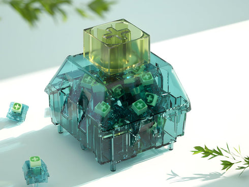 Glacier Kailh Customizable Mechanical Keyboard Switch Storage (Capacity 60 Switches) (Clear)...
