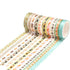 YUBBAEX 10 Rolls Sparkling Washi Tape Set 8mm Skinny Gold Foil Decorative Masking Washi Tapes for Journal,Scrapbook, Planner, DIY Crafts (Cartoon ...