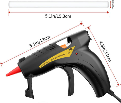 mofa Glue Gun,30W Mini Hot Glue Gun Kit with 20Pcs Glue Sticks,Hot Melt Glue Gun for DIY Crafts,Quick Repairs,Decorations,Home,School, Office Arts...