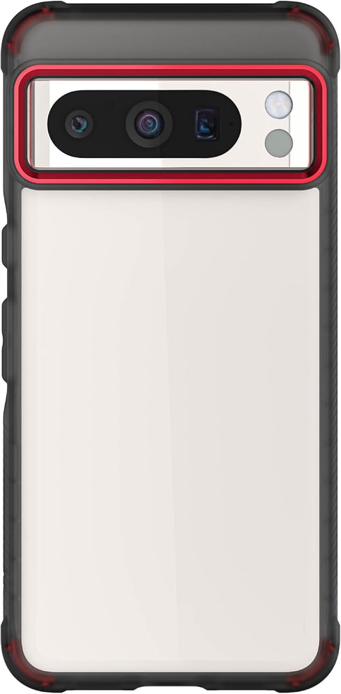 Ghostek Covert Google Pixel 8 Pro Clear Case - Compatible with Wireless Charging, Shockproof Silicone, Minimalist Phone Cover (6.7 Inch, Smoke)...