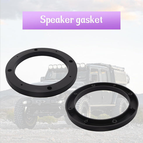 PENCK 5" Universal Black Speaker Spacers Plastic Spacer Rings Adaptor Ring Mounting Bracket for Auto Car 2pcs...