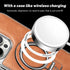 Luxury Leather Invisible Stand for iPhone Case, iPhone Leather Case with Magsafe, Case Drop Protection for iPhone 15/14/13/12 Pro Max (Brown, for ...