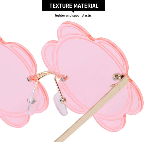 Strawberry Shape Sunglasses Retro Trendy Fun Sunglasses for Women Men Christmas Decorations Party Favor...