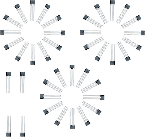 40x 41F TO-92S Bipolar Hall Effect Sensor Magnetic Detector SS41F 0H41 SH41 S41 3 Pins Sensor for Electric Vehicle Motor Industrial Applications...