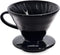 Ceramic Coffee Dripper Pour Over Ceramic Coffee Maker, Coffee Slow Brewing Accessories for Home, 1-4 Cup, Black...