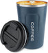 12 oz Stainless Steel Vacuum Insulated Tumbler - Coffee Travel Mug Spill Proof with Lid - Thermos Cup for Keep Hot/Ice Coffee,Tea and Beer (Tibeta...