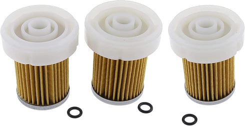 3 Pcs Fuel Filter with 6A320-59930 6A320-58830 for Kubota B1410 RTV900 L320 B3030 B7400 L3800DT L3800F RTVX1120DW RTVX1140R RTVX900W PF9911 33830 ...