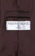 Vesuvio Napoli Necktie Solid Chocolate Brown Color Men's Neck Tie...