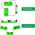 OSOYOO Kids Electricity Circuit Learning Kit for Science Study,Series Circuit Parallel Circuit, Physics Experiments Learning Tool for kids Age 5+...