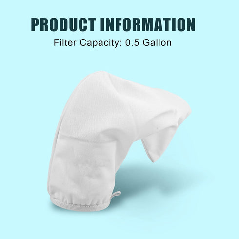 Handheld Pool Vacuum Filter for AIPER, Pool Cleaner Filter Bag Reusable Fine Mesh Replacement Bags Nylon Pool Leaf Vacuum Bag for Swimming Pool...