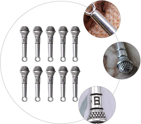 Toyvian Dollhouse Decor Musical Doll 1 12 Scale miniature microphone mini musical instruments miniature musical instruments Dollhouse Accessories,...