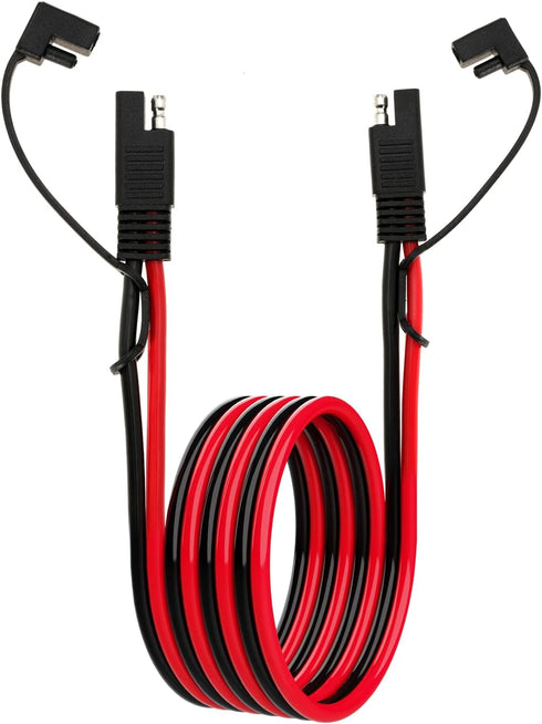 10AWG SAE Extension Cable 10 Gauge SAE to SAE Extension Cord with Two Prong Connectors for Solar RV Automotive (6FT)...