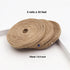 INSPIRELLE 3 Rolls 0.4 Inch Natural Burlap Fabric Roll 99 Feet Jute Lined Ribbon for Gift Wrapping Craft Projects Wedding Decoration Home Decorati...