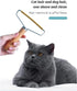 Pack of 2 Pet Hair Removers for Carpet, with Wooden Handle and Double-Sided Metal Scraper, Suitable for Indoor and Car Carpets...