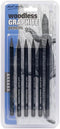 Mont Marte Woodless Graphite Pencils 6 Piece, HB, 2B, 4B, 6B, 8B, EE...