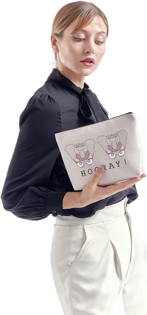 ZJXHPO Orthopedic Cosmetic Bag Orthopaedics Survival Kit Orthopedic Hip Replacement Gift Anatomy Toiletry bag Orthopedic Surgeon Gift (HOORAY)...