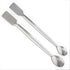 10 Pcs 2 in 1 Double Ended Lab Spoon Micro Lab Spatula Stainless Steel Lab Scoop Square & Flat Spoon End for Reagent Sampling, Mixing, Measuring...