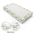 Summer Oranges Leaves Changing Pad Cover, Oranges Fruits Prints Baby Nursery Diaper Changing Table Pad Cover, Unisex Oranges Pattern Diaper Changi...