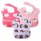 Little Dimsum 3 pack Baby Bibs Waterproof Bib Easy to Clean Feeding Bibs Weaning Bibs Adjustable Closed for Babies Toddlers with Large Pocket 6-36...