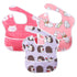 Little Dimsum 3 pack Baby Bibs Waterproof Bib Easy to Clean Feeding Bibs Weaning Bibs Adjustable Closed for Babies Toddlers with Large Pocket 6-36...