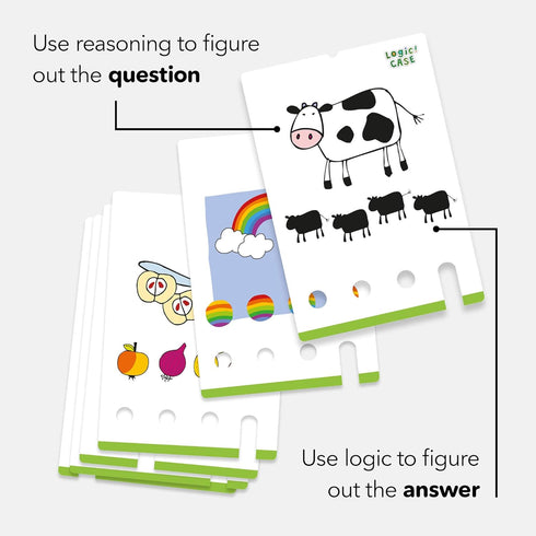 HABA Logic! CASE Starter Set - Brain Building Puzzles for Ages 5+...