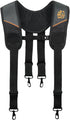 WOLF WTH2115 Padded 4-point Suspenders for Tool Work Belt | Universal Breathable Comfort Lightweight | Contractors Handyman | Pain Stress Relief W...