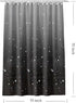 Black Star Shower Curtain Liner 72 x 72, Plastic Waterproof 4G Lightweight Shower Liner for Bathroom, with Grommets Holes and 3 Heavy Duty Magneti...
