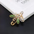 YOQUCOL Cute Honeybee Bee Brooch Pin Cubic Zirconia CZ Crystal Enamel Golden Tone For Women...