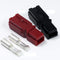30 Amp Anderson Powerpole Connectors, PP15 to 45, Red and Black Housing, w/12-16 AWG Heavy Duty Contact 30A, 600V (Pack of 12 Set)...