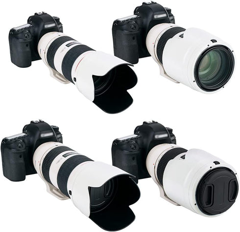 JJC Dedicated Reversible Lens Hood Shade for Canon EF 70-200mm f/2.8L is III USM & Canon EF 70-200mm f/2.8L is II USM Lens Replaces Canon Lens Hoo...