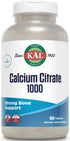 KAL Calcium Citrate 1000mg, Calcium Supplements for Women and Men, Bone Health, Teeth, Nervous, Muscular & Cardiovascular System Support, Gluten F...