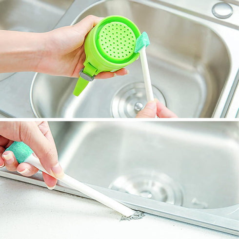 Small Cleaning Brushes for Household Cleaning Deep Detail Crevice Cleaning Tool Kit Tiny Scrub Cleaner Brush for Small Holes Corner Space Gaps Key...