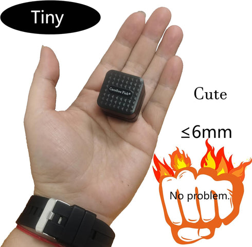 Carefree Fish Aquarium Mini Magnetic Cleaner for Acrylic and Glass Fish Tank Tiny Magnet Brush Algae Scrapers (Plus No Floating)...