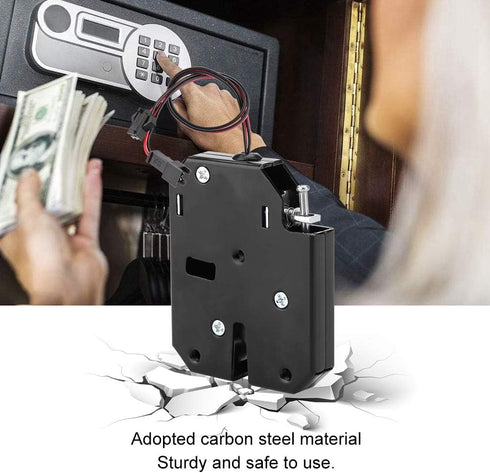 Sonew DC 12V Cabinet Drawer Electric Control Drawer Switch Lock Electromagnetic Lock (with Detecting Switch)...