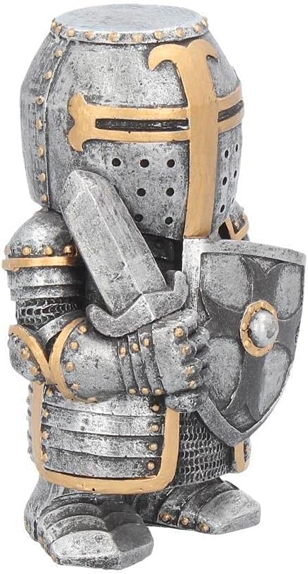 Nemesis Now B0706B4 Sir Defendalot Figurine 11cm Silver, Resin, One Size...