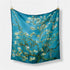 Women's Van Gogh Oil Painting Square Scarf Fashion Literary Imitation Silk HairBand...