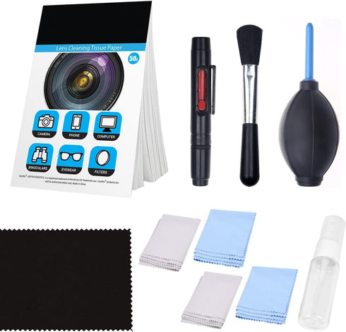 Professional Camera Cleaning Kit for DSLR Cameras- Canon, Nikon, Pentax, Sony - Cleaning Tools and Accessories......