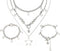 2 Pieces Silver Star Necklace Y2K Jewelry Set Grunge Necklace Kawaii Cute Necklaces Aesthetic Vintage Emo Jewelry...