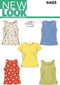 New Look Sewing Pattern 6483 Misses Tops, Size A (6-8-10-12-14-16)...