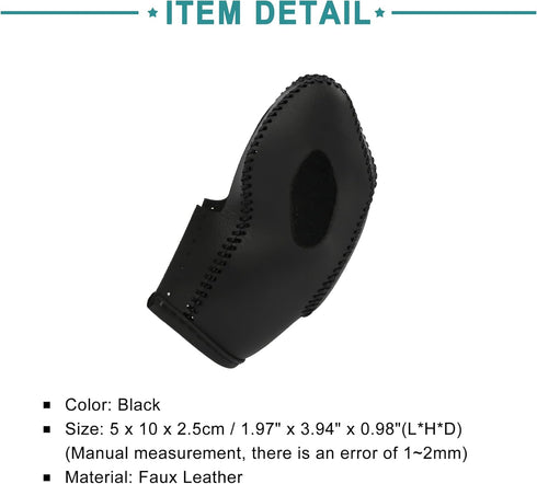 ACROPIX Gear Shift Knob Cover Trim Replacement Fit for Ford Escape Pack of 1 Black...