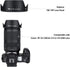 JJC EW-78F Lens Hood Reversible Lens Shade Cover for Canon RF 24-240mm F4-6.3 is USM Lens on EOS R6 R5 Mark II R8 R3 R1 RP R Camera Replace EW-78F...
