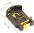 10-Pack CR2032 Button Cell Battery Socket Case BS-8 Gold-Plated Battery Holder for SMD SMT 3V...